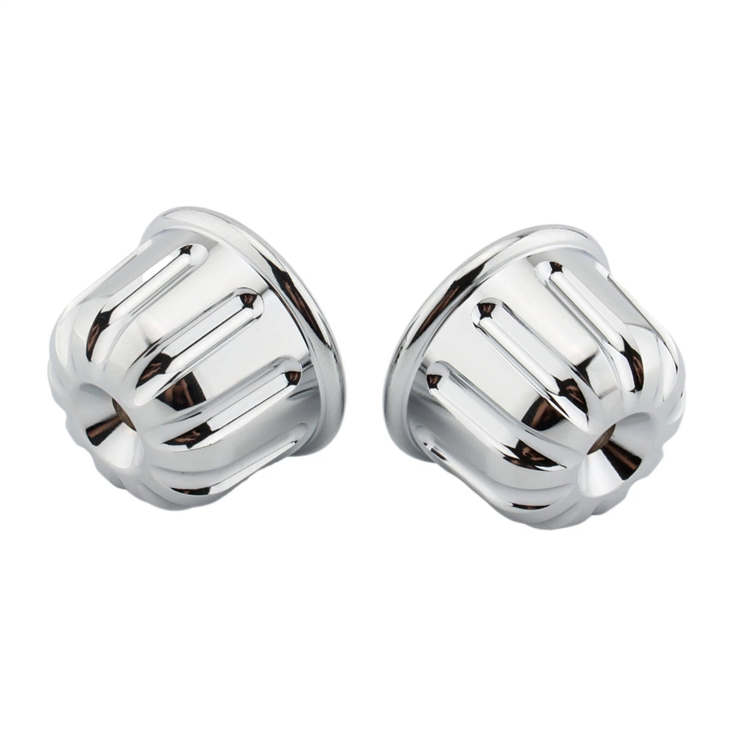 Handlebar End Plug Caps for Triumph Street Twin (2016-2022) Chrome 2 x