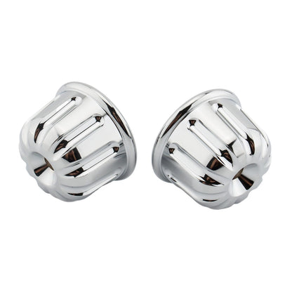 Handlebar End Plug Caps for Triumph Street Twin (2016-2022) Chrome 2 x