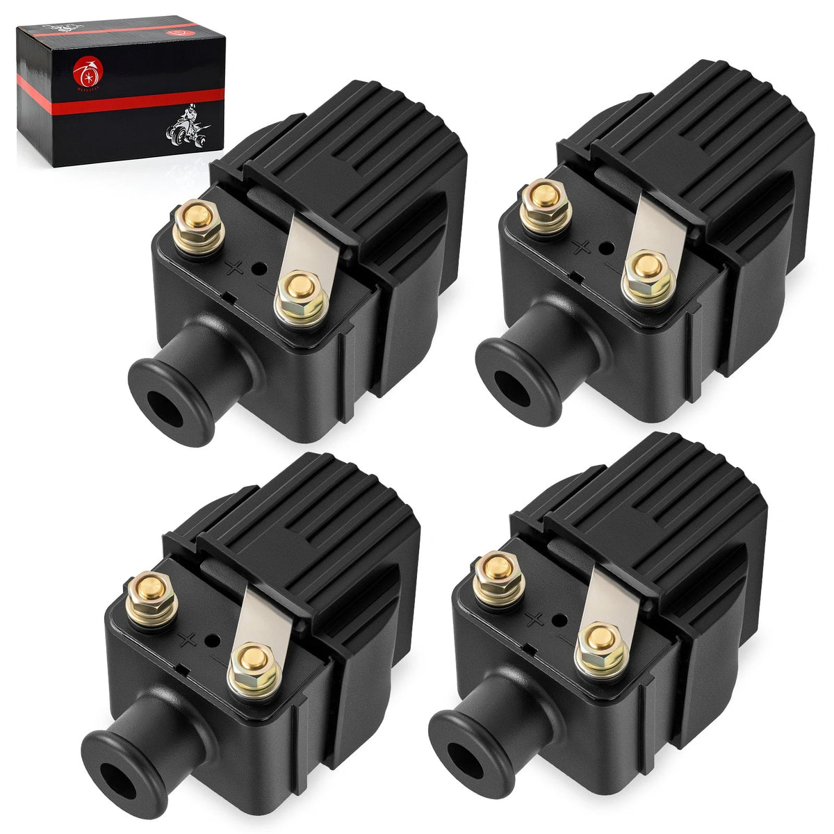 4Pcs Ignition Coil for Mercury Mariner 6-300HP (18-5186, 339-7370A13)