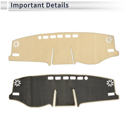 Dashboard Cover Mat for Toyota RAV4 XA50 2020-2024 Sun Protector Beige
