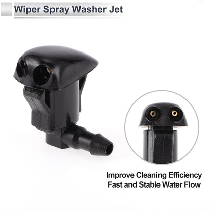 3 x Washer Nozzle w/ Hose Connector for Toyota