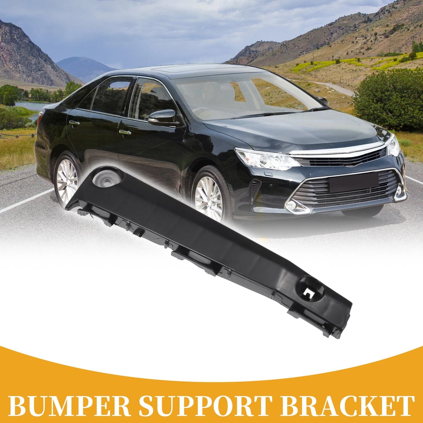 RH Front Bumper Support Bracket for Toyota Camry & Hybrid (2012-2014)