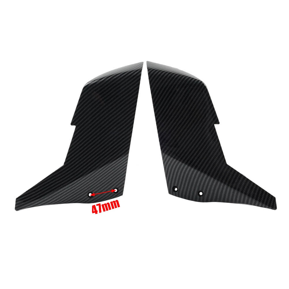 Upper Winglet Fairing Air Deflectors Carbon Fiber for Kawasaki Ninja H2 R (15-23)