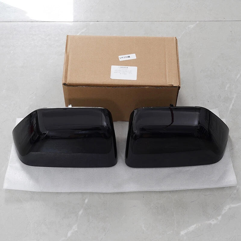Mirror Cover Cap Set LH & RH for 2017-2022 Ford Super Duty F250 F350 F450 Black