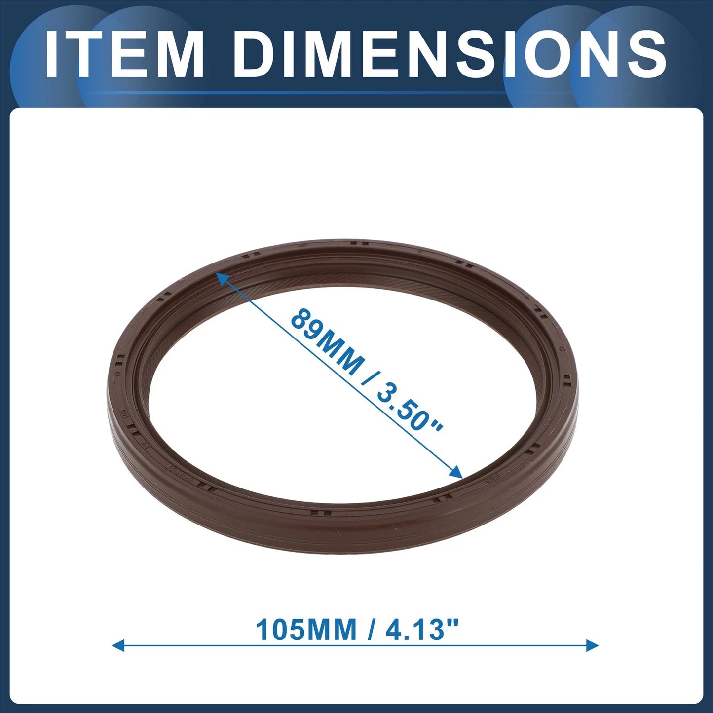 Rear Crankshaft Oil Seal for Toyota Highlander, Camry, RAV4, Matrix (2001-2023)