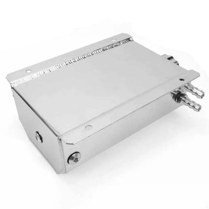 2L Aluminum Radiator Coolant Overflow Bottle for Universal Vehicles