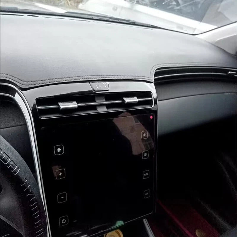 Leather Dash Cover Mat for Hyundai Tucson (2021–2023)