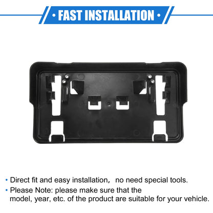 Front License Plate Bracket Holder for Ford F-150 (2021-2023) Black