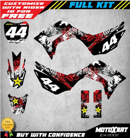 Custom Graphics Kit for Honda CRF 110 (2019-2021) GRAFIT TISTYLE Stickers