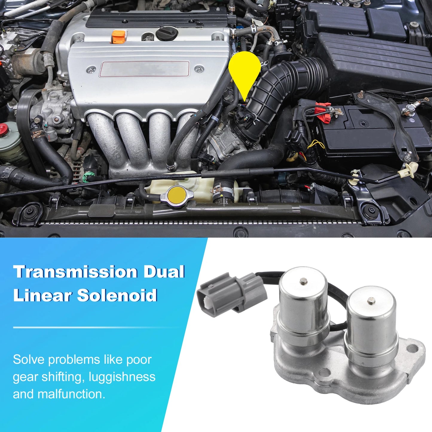 Transmission Shift Solenoid for Honda Accord, Prelude (1992-1993)