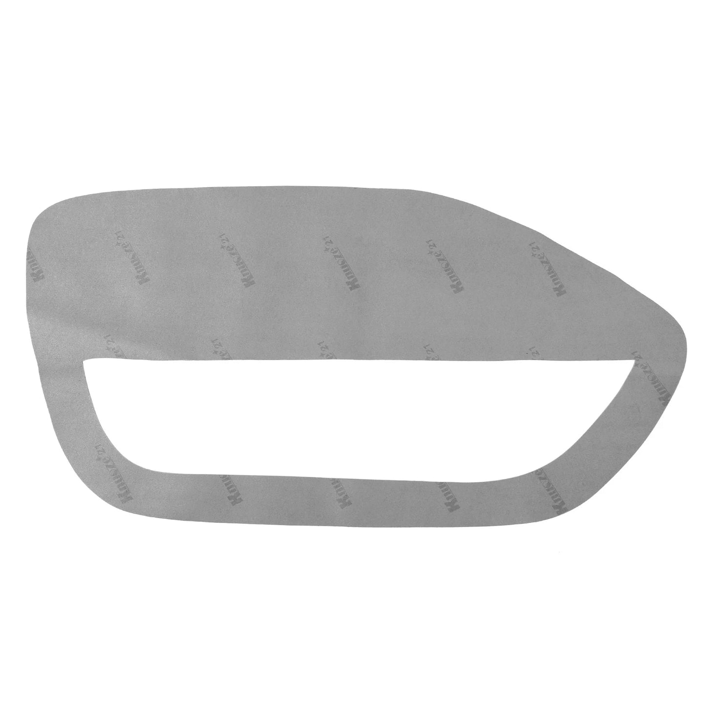 Black Microfiber Leather Door Panel Insert Covers for Ford Mustang