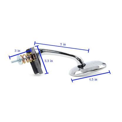Chrome Steel Fender Mirror x2 for Hino Contessa PC/PD 900/1300 1961-1967