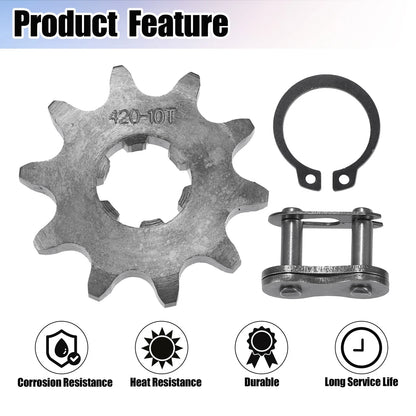 420 10T 17mm Front Engine Sprocket for Dirt Bike Mini Bike