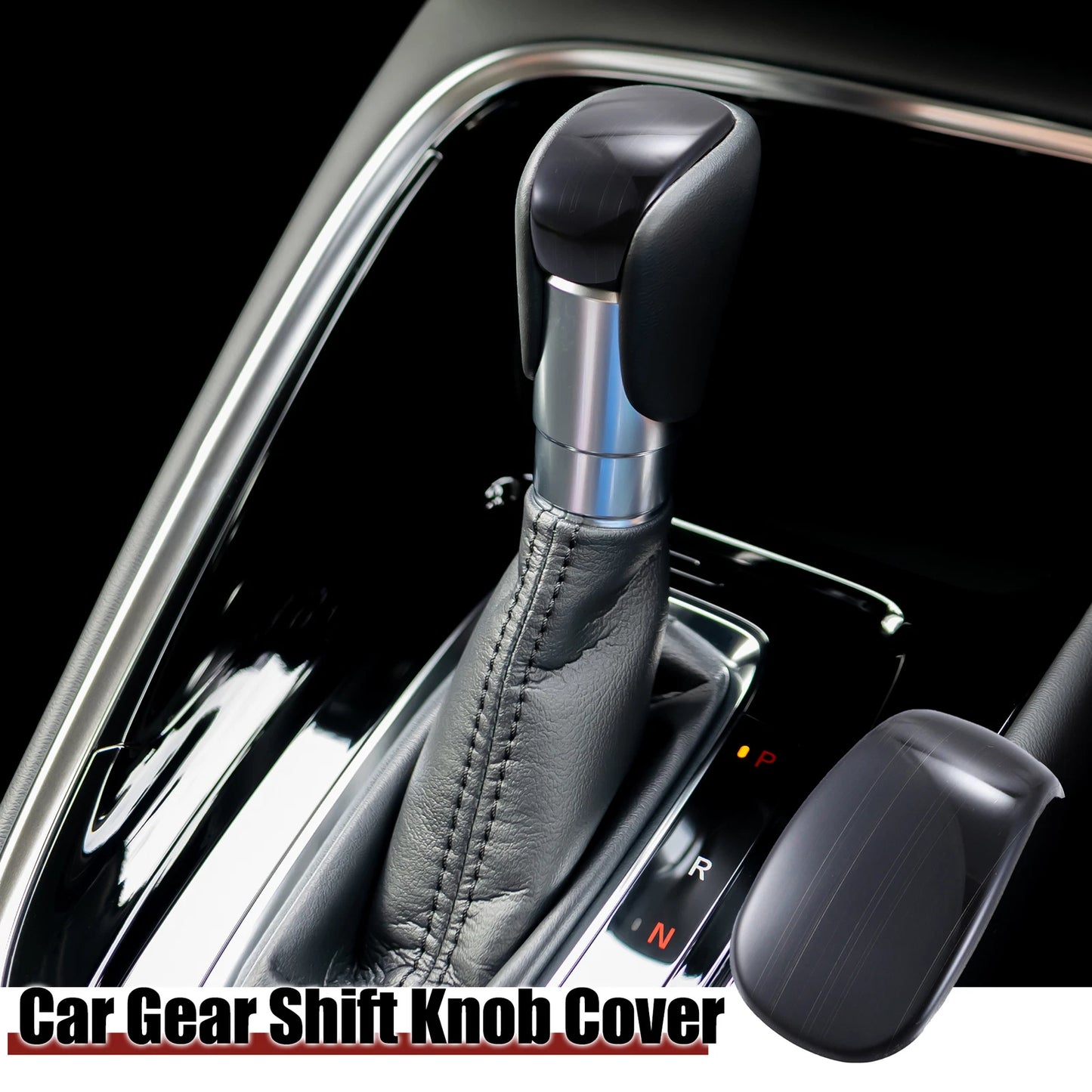 Car Gear Shift Knob Cover Trim for Honda Accord (2018-2022) Black