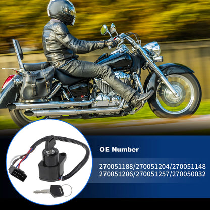 Ignition Switch Lock Set for Kawasaki EN400 EN500 VN400 VN800 VN900