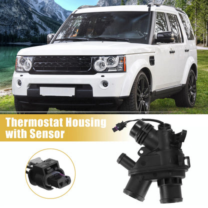 Thermostat Housing Assembly w/Sensor for Land Rover LR4 (2010-2016)