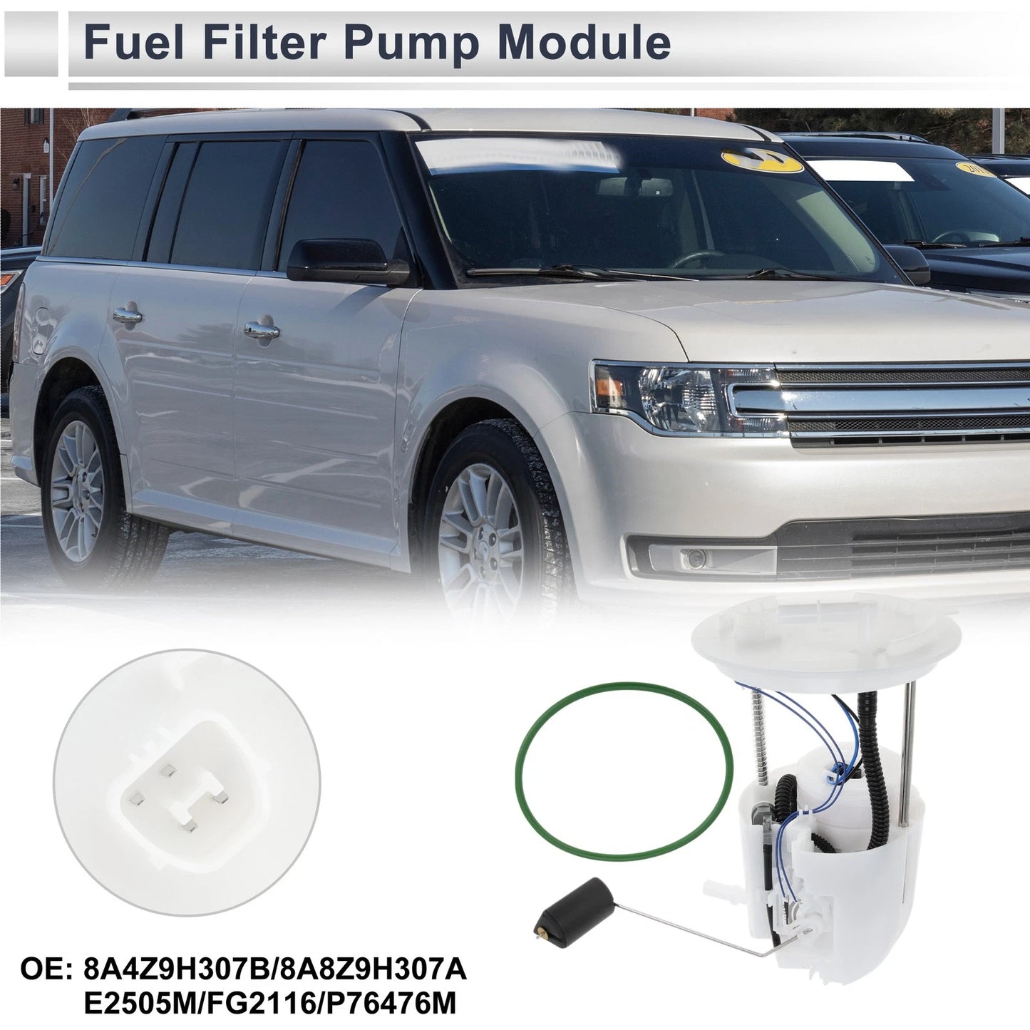 Fuel Pump Assembly for Ford Flex, Taurus X V6 3.5L (2008-2009)