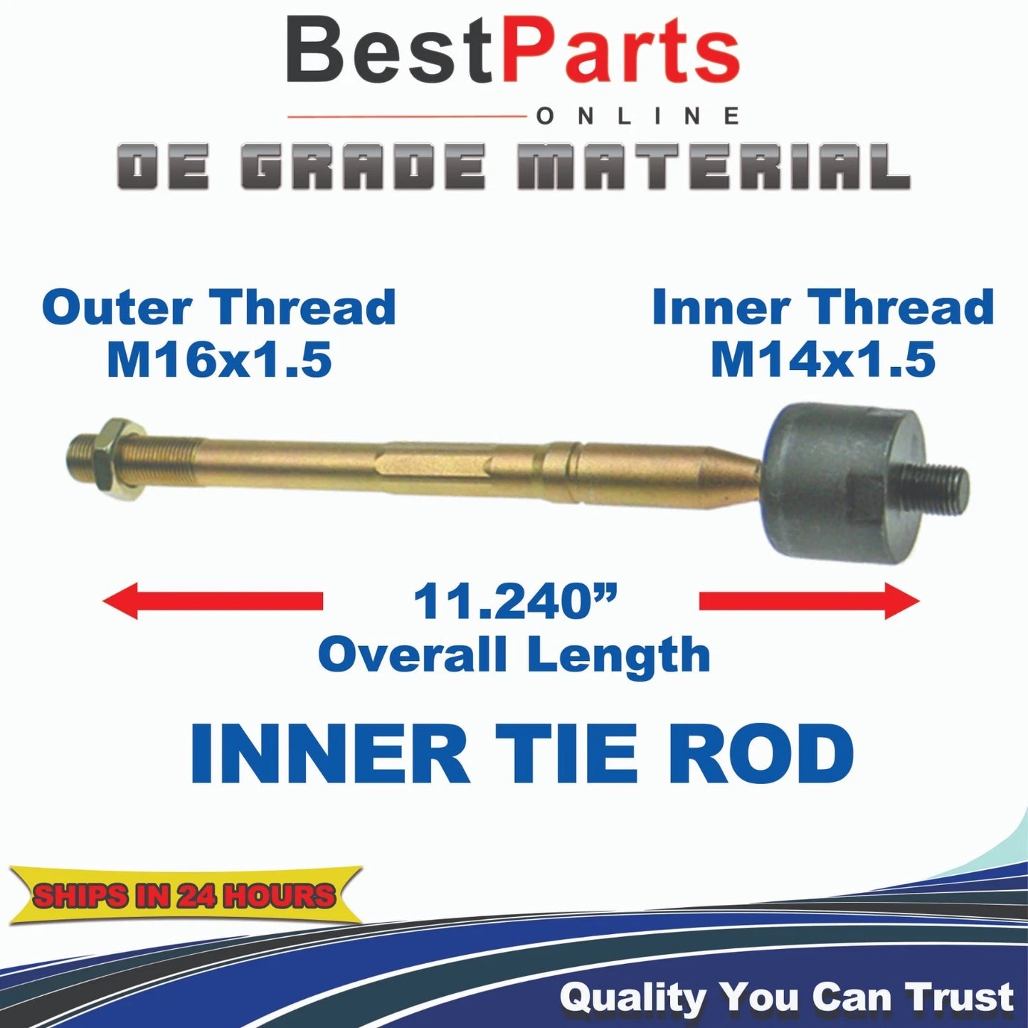 Inner Tie Rod End for Toyota Tacoma (2005–2022)