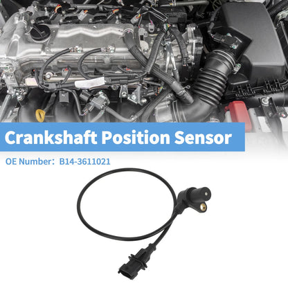 Crankshaft Position Sensor for BMW E46 1998-2005 Black Metal Plastic