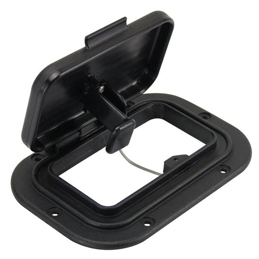 Caravan Air Vent/Boat Scupper RV Vent Black for Camper Trailer Large