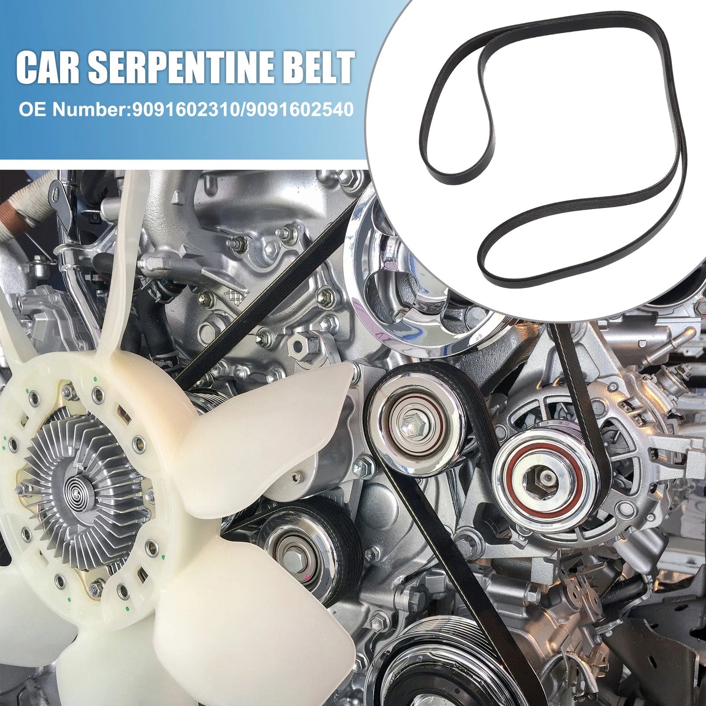 Serpentine Belt for Toyota Supra (1993–1998)