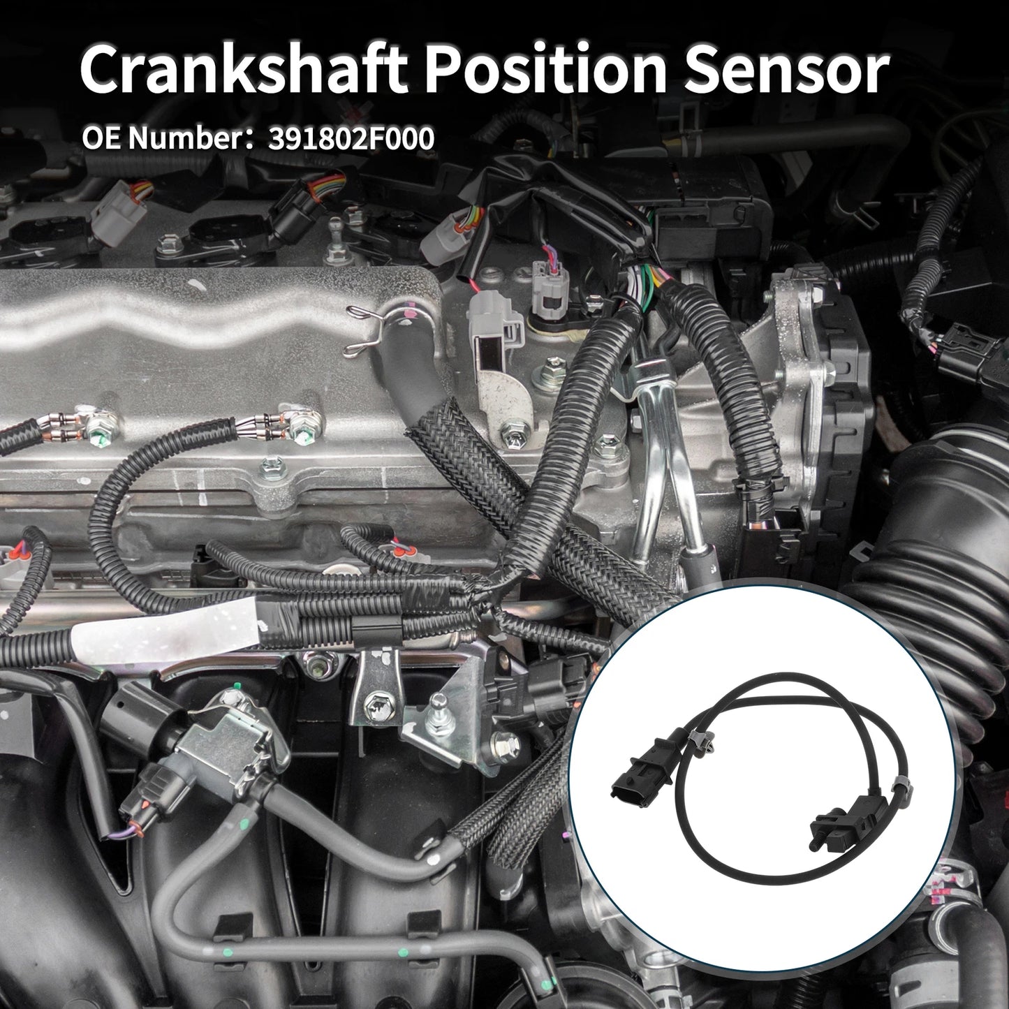 Crankshaft Position Sensor for Hyundai Santa Fe CM 2.0 CRDi (2009-2012)