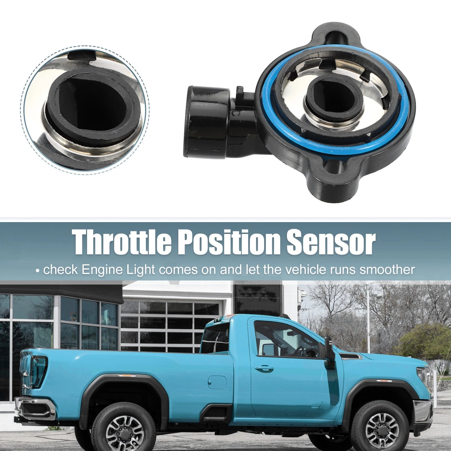 Throttle Position Sensor TPS for GMC C2500 (1996-2000)