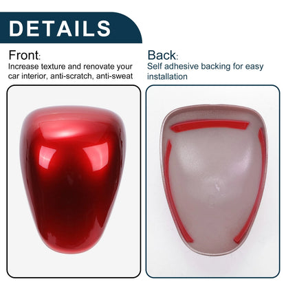 Red Gear Shift Knob Cover for Honda Accord (2013-2017) 1 Pcs