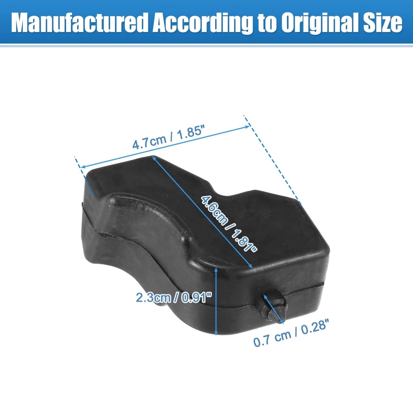 Rubber Tailgate Stop Bumper for Ford F150 (2015-2023) - 1 Pair