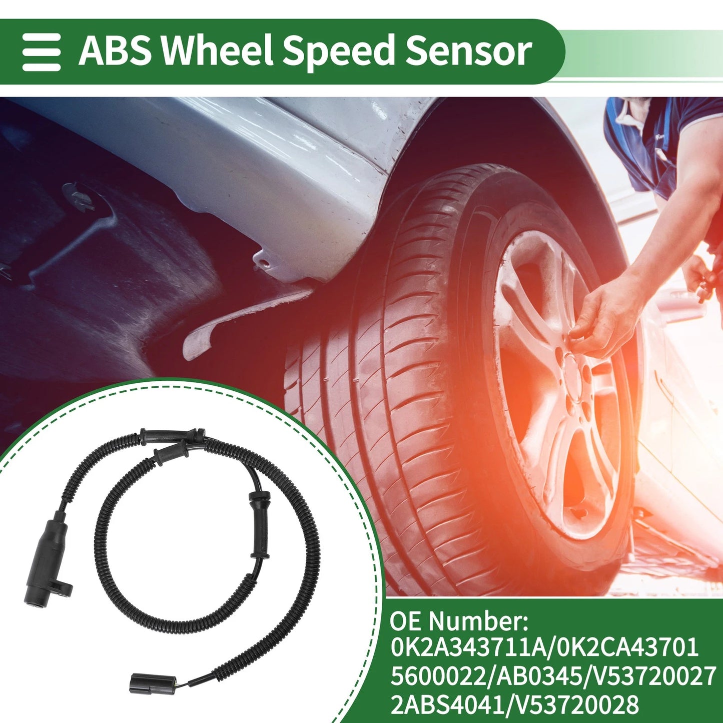 ABS Wheel Speed Sensor for Kia Sephia (1994-2001)