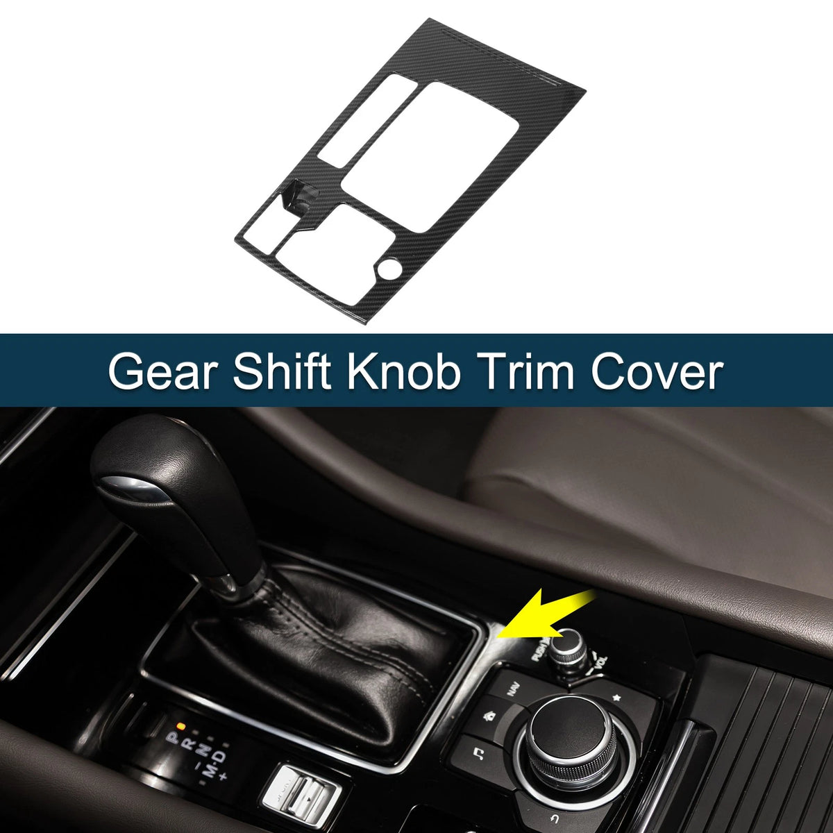 ABS Gear Shift Knob Cover for Mazda 6 M6 Atenza (2019-2020)