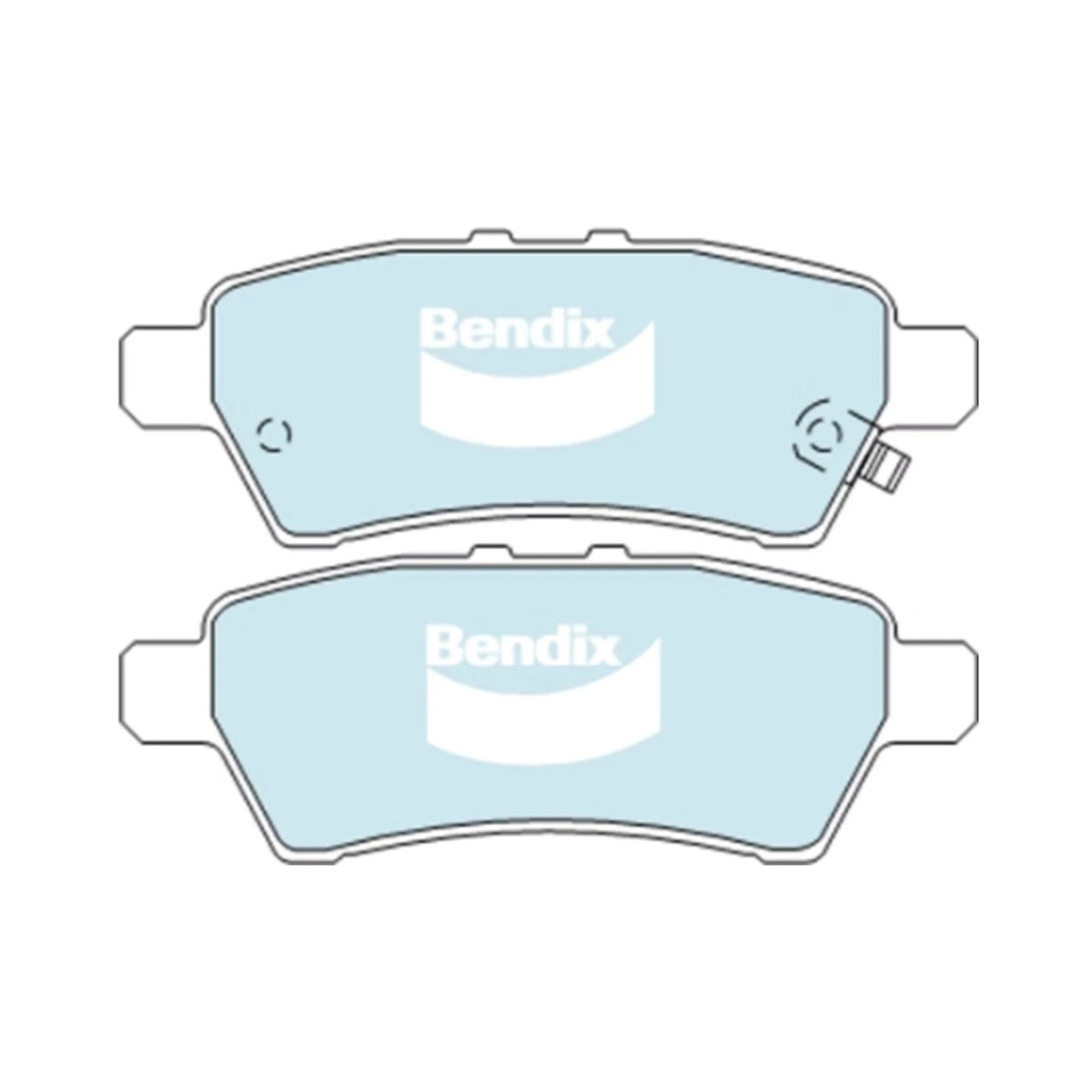 HD Rear Disc Brake Pads Set for Nissan Pathfinder R51 (2005-2013)