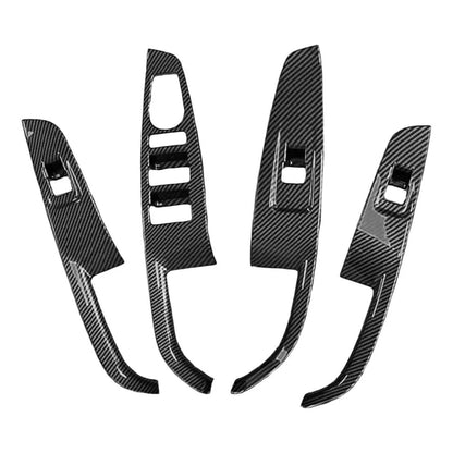 Carbon Fiber Window Lift Switch Panel Trims for Hyundai i30 (2018-2023)