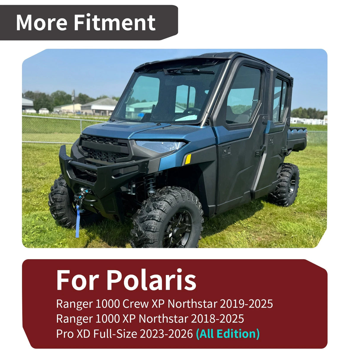 Door Seal Hardware Kit for Polaris Ranger XP 1000 Northstar (2018–2025)