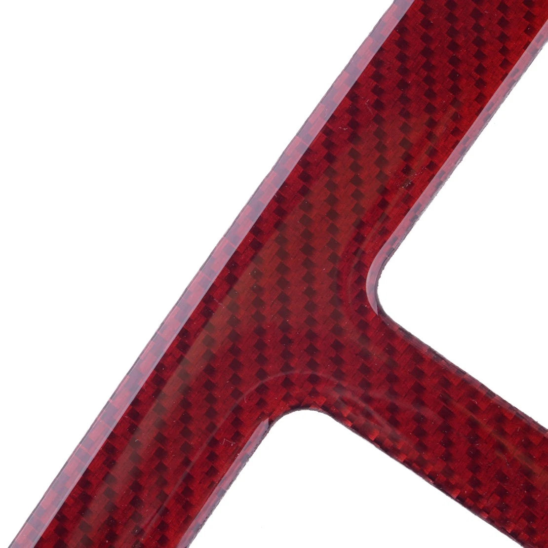 Red Carbon Fiber Rear Air Outlet Cover for Dodge Challenger (2008-2014)