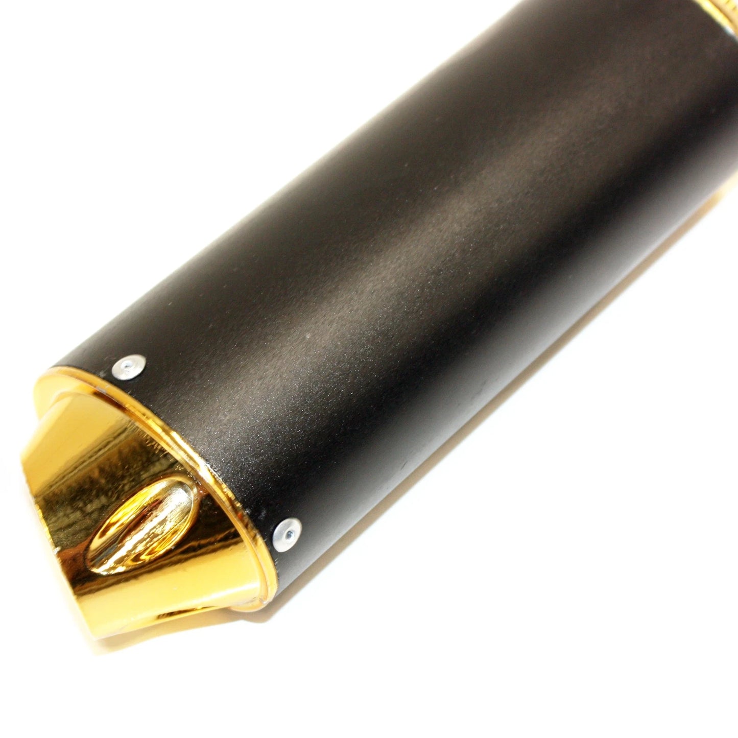 38mm Gold Alloy Exhaust Muffler + Clamp for 125cc 140cc 150cc Dirt Bike