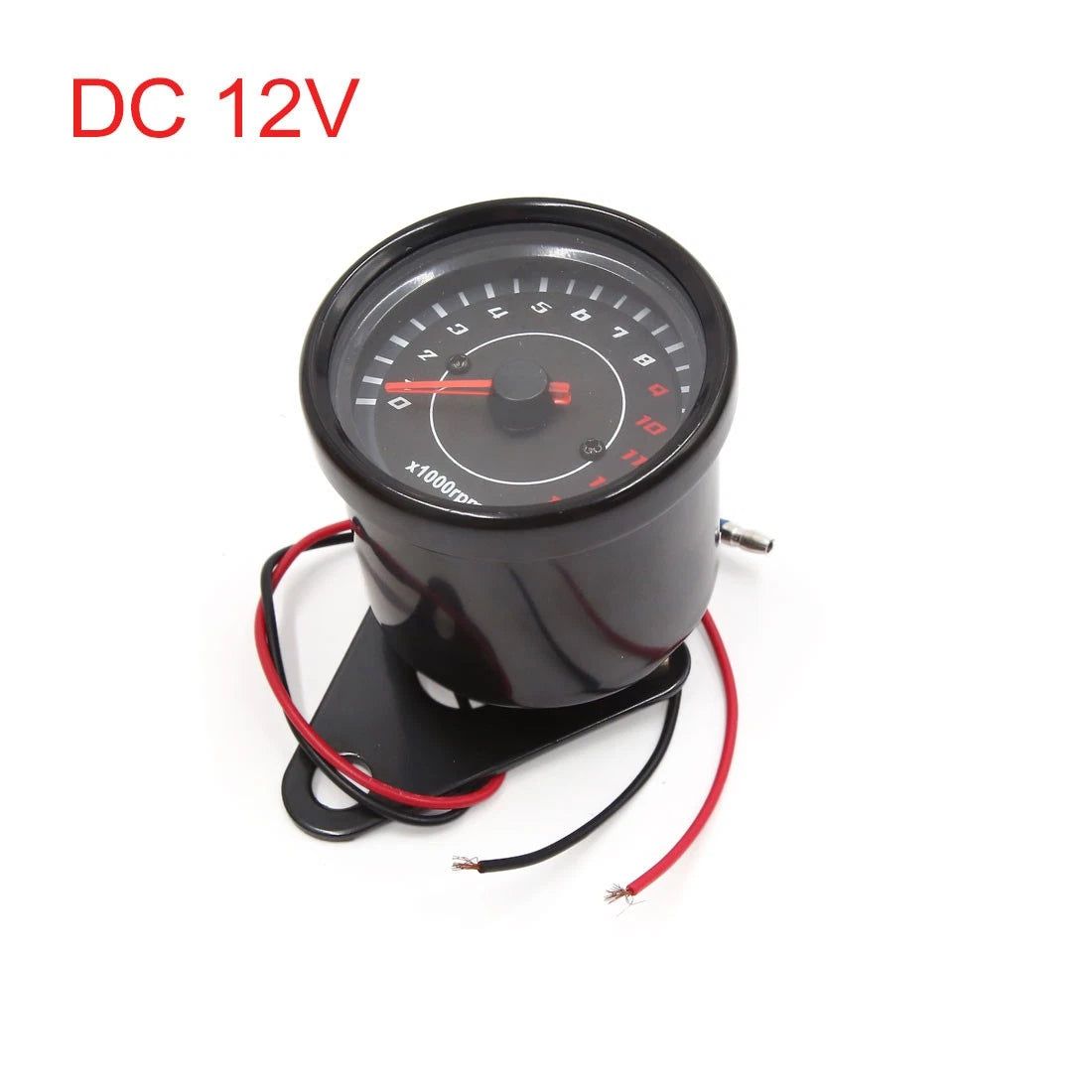 Tachometer 0-13000RPM Single Gauge Meter for Universal Motorcycle