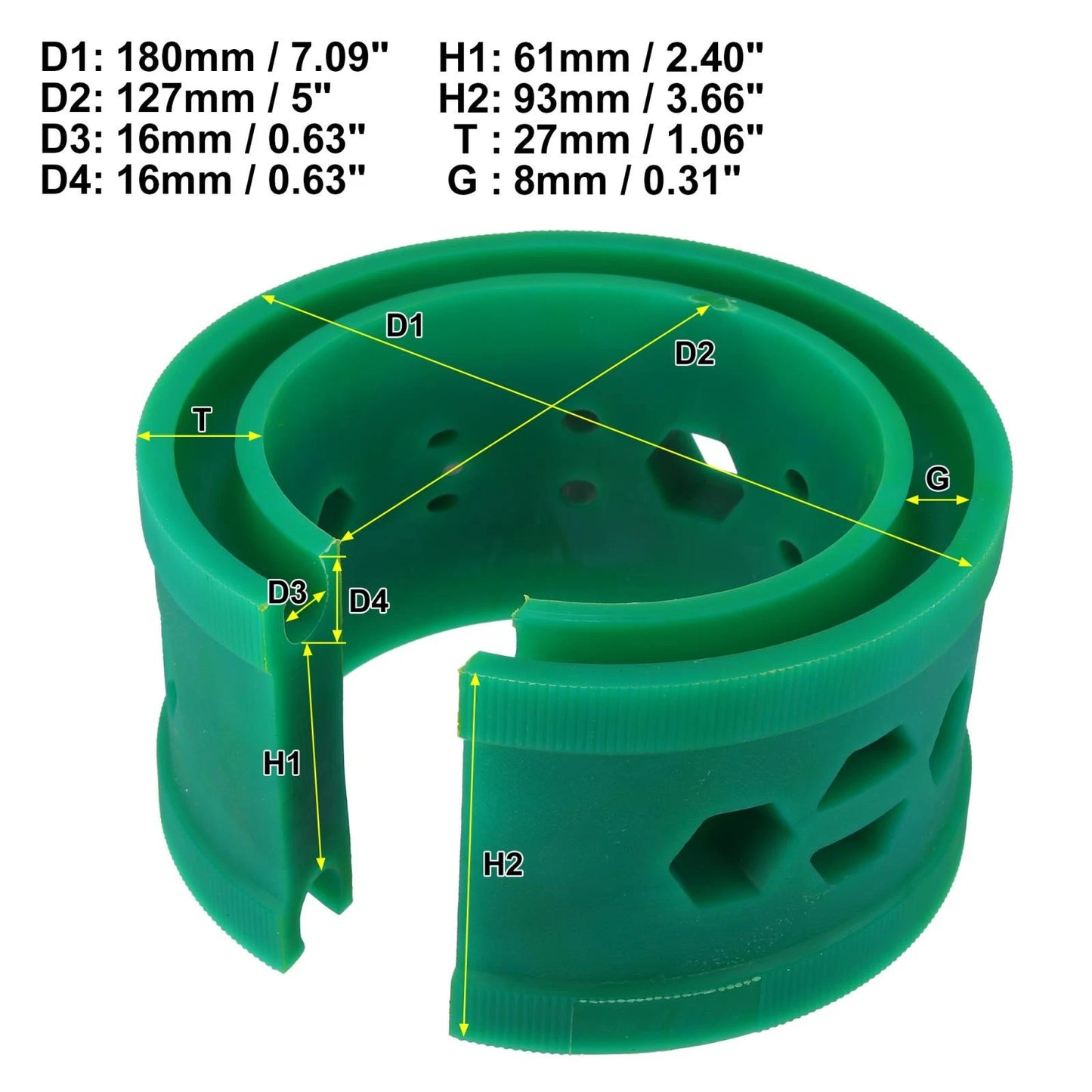 Green Car Coil Spring Rubber Buffers for Ford, Chevy