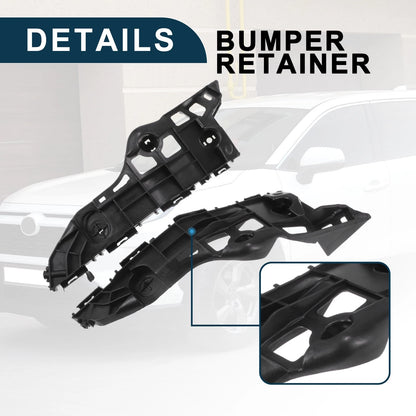 Front Bumper Retainer Bracket 2 x for Toyota Highlander (2001-2023) Black