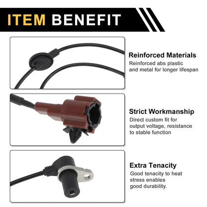 ABS Wheel Speed Sensor for Nissan Bluebird (1999-2006) 1 Pc
