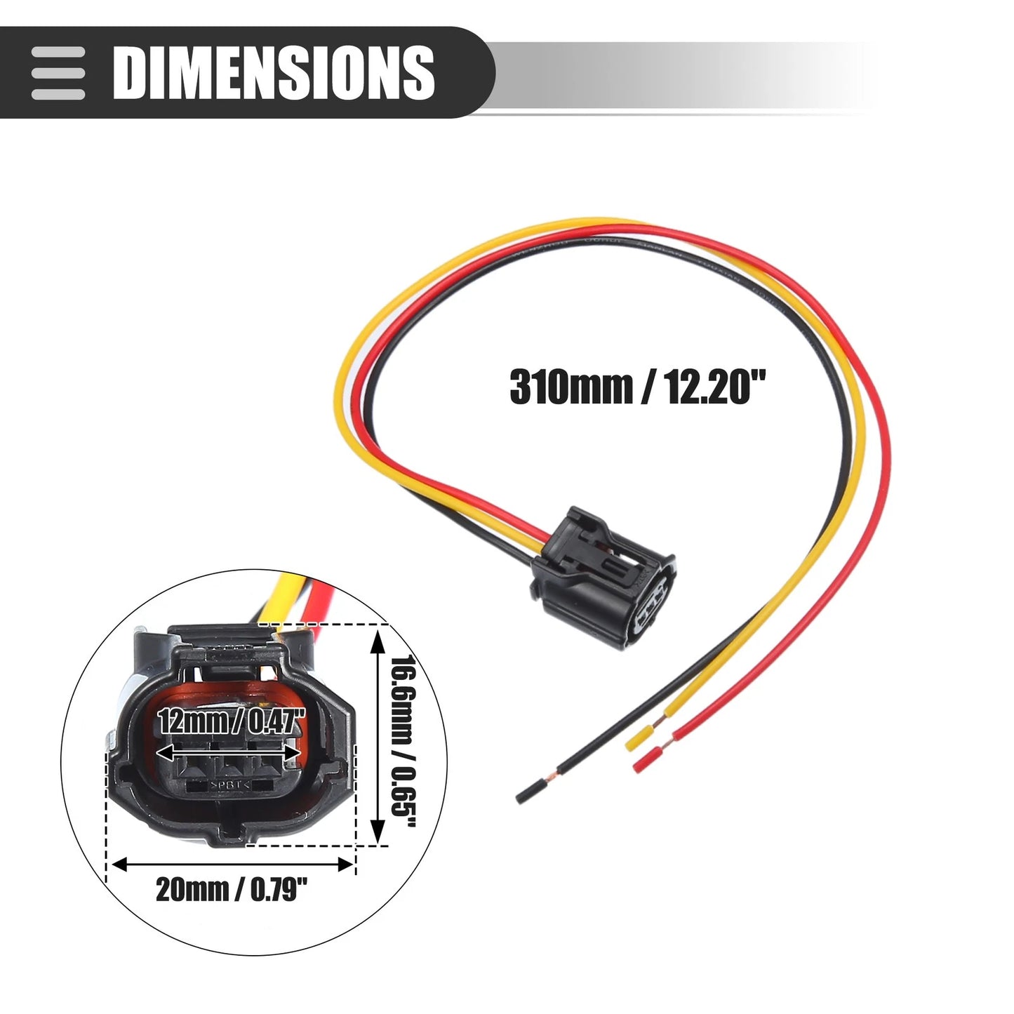 Camshaft Position Sensor Connector Pigtail Plug for Toyota Lexus