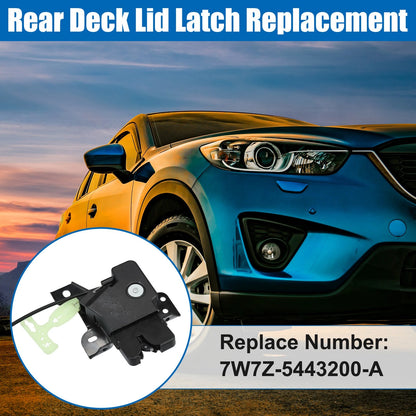 Rear Tailgate Lock Latch Actuator for Ford Crown Victoria (2004-2011) Black