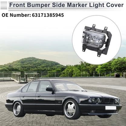 Left Front Bumper Side Marker Light Cover for BMW E30 (1982-1994)