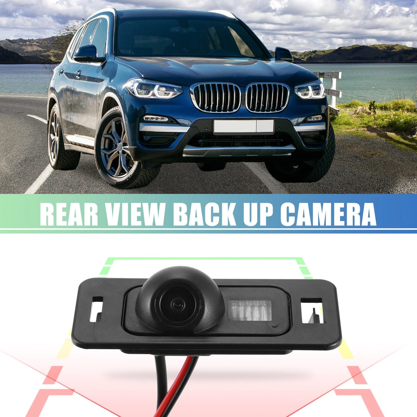 1 Set Rear View Back Up Camera Rear Park Assist for BMW X3 E83