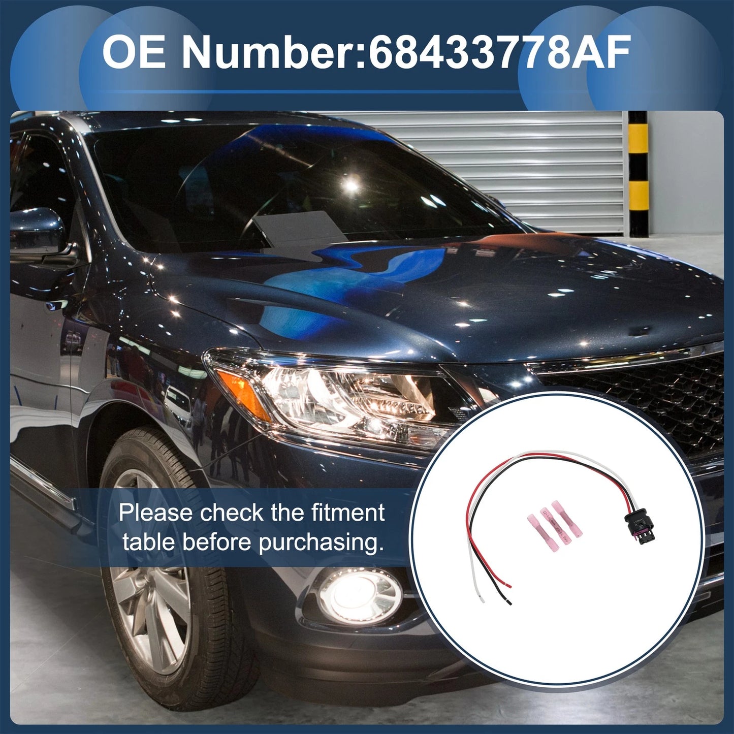 Headlight Wiring Harness Assembly for Dodge Durango (2021 - 2024)