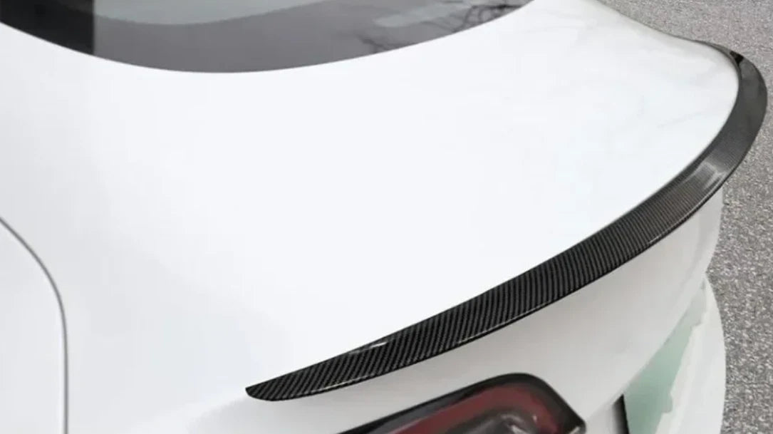 Carbon Fiber Look Rear Trunk Spoiler Wing for Tesla Model 3 Sedan (2017-2023)