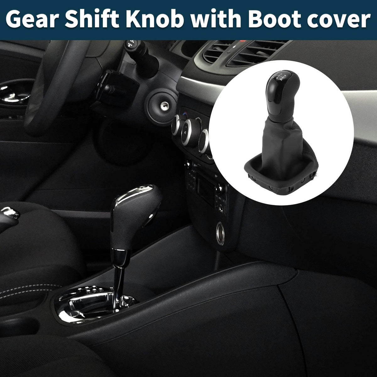 5 Speed Manual Gear Shift Knob with Cover for Mercedes-Benz A-Class (1997-2004)