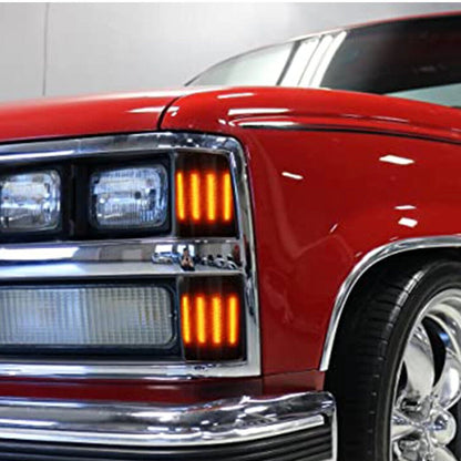 Dynamic Smoked LED / Corner Turn Signal for Chevy C/K Silverado Suburban (1973–1987)