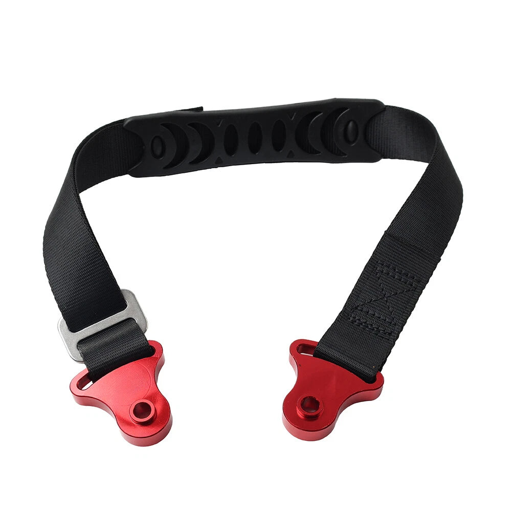 Red Universal Adjustable Motorcycle Fork Rear Seat Rescue Strap Sling