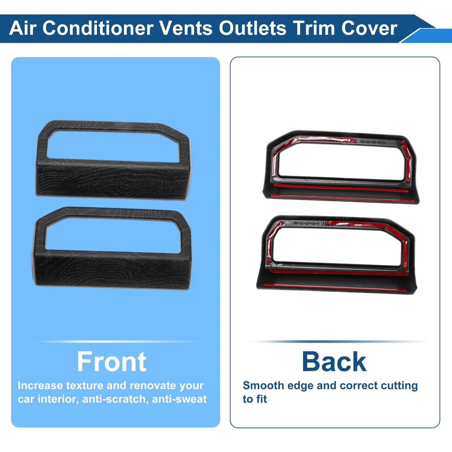 Air Condition Outlet Vent Trim Cover for Toyota Tacoma (2005-2023)